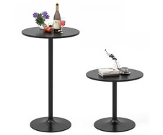 Promotions Bistro stalas, 60x60x101.5 cm, juodas, metalas
