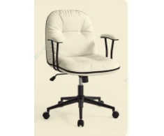 Promotions Biuro kėdė, 63x63x84.5-94.5 cm, balta, dirbtinė oda