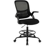 Promotions Biuro kėdė, 70x62x108-126 cm, juoda, tinklelis