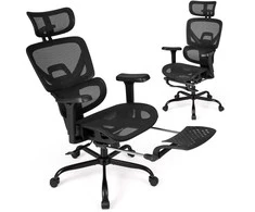 Promotions Biuro kėdė, 71x71x115-123 cm, juoda, tinklelis