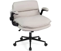 Promotions Biuro kėdė su pakeliamais porankiais 79x68,6x82,6-91,4 cm smėlio spalvos