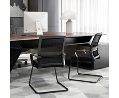 Promotions Biuro svečių kėdė, 62.2x59.7x94 cm, Juoda