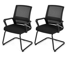 Promotions Biuro svečių kėdė, 62.2x59.7x94 cm, Juoda