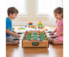 Promotions Daugiafunkcis stalas futbolui ir oro rituliui, 69x36x10 cm, žalias, žaidimų stalas
