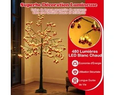 Promotions Dirbtinė Kalėdų eglutė, 150 cm, Raudona