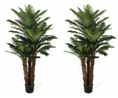 Promotions Dirbtinių palmės medžių komplektas, 190x betono pagrindas