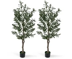Promotions Dirbtinis alyvmedis, 150 cm, žalias, poliesterio audinys