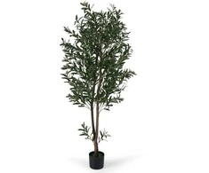 Promotions Dirbtinis alyvmedis, 180 cm, žalias, audinio lapai