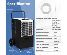 Promotions Drėgmės surinkėjas, 66 L/diena, Baltas