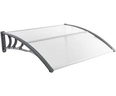 Promotions Lauko durų stogelis, 121.9x101.6x27.9 cm, Pilka