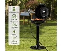 Promotions Elektrinė BBQ grilis, 52x44x82 cm, juoda