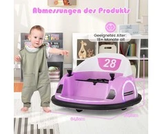 Promotions Elektrinis vaikų smūginis automobilis, rožinis