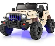 Promotions Elektrinis važiuojamas automobilis, 114x78x67 cm, juodas