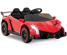 Promotions Elektrinis važiuojamas automobilis, licencijuotas Lamborghini, raudonas