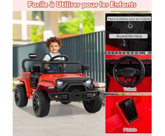 Promotions Vaikiškas elektrinis važiuojantis sunkvežimis, 86x57.5x54.5 cm, raudonas