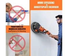 Promotions Elektrinis gipso kartono šlifuoklis 150-175 cm oranžinis-juodas