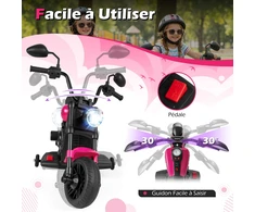Promotions Elektrinis motociklas 79x58x56 cm Rožinis