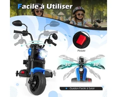 Promotions Elektrinis motociklas 79x58x56 cm Mėlynas