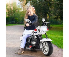 Promotions Elektrinis motociklo motoroleris, 6V 3 Km/h, juoda balta
