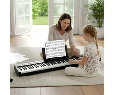 Promotions Elektrinis pianino klaviatūra, 88 klavišai, 125x24x6 cm, geltona