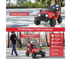 Promotions Elektrinis važiuojamas žaislas, 99x62x62 cm, raudonas