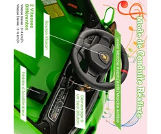 Promotions Elektrinis vaikiškas automobilis 111x61x45 cm žalias su nuotolinio valdymo pultu