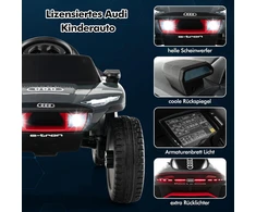 Promotions Elektrinis vaikiškas automobilis, Audi licencijuotas, 110x61x54 cm, pilkas