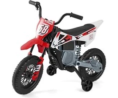 Promotions Elektrinis vaikų motociklas 107x56x70 cm raudonas, su amortizatoriais