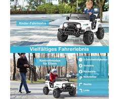 Promotions Elektrinis važiuoklės žaislas, 12V baterija, baltas