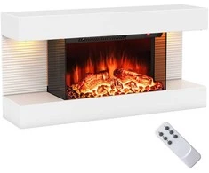 Promotions Elektrinė židinys, 82x20.6x41.8 cm, Balta