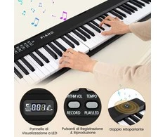 Promotions Elektroninis klaviatūra, 128x23x5,5 cm, juoda