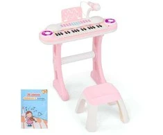 Promotions Elektroninis vaikiškas pianinas, 47x20x57 cm, rožinis