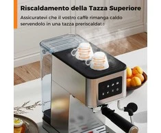 Promotions Espresso kavos aparatas, 26x21x28 cm, sidabrinė