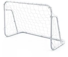 Promotions Futbolo vartai 121x60x80 cm balti, metalinis rėmas