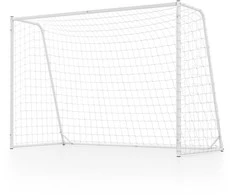 Promotions Futbolo vartai 300x133x204 cm Balta, Metalinis rėmas