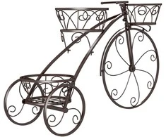 Promotions Gėlių stovelis, metalas, 85x25x50 cm, juodas