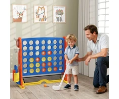 Promotions Giant 4-in-1 žaidimų rinkinys 4-to-Score su krepšiniu ir žiedų mėtymu Tamsiai mėlynas