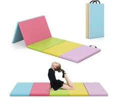 Promotions Gimnastikos kilimėlis, 201x75x3 cm, įvairiaspalvis, sulankstomas putų kilimėlis