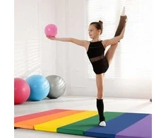 Promotions Gimnastikos kilimėlis, trijų dalių storas čiuožimo kilimėlis, spalvotas