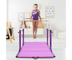 Promotions Gimnastikos lygiagretės, 251,5x132x139,7 cm, violetinės