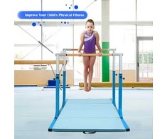 Promotions Gimnastikos lygiagretūs skersiniai, 251,5x132x139,7 cm, violetinė