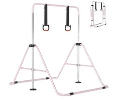 Promotions Gimnastikos skersinis, 111,5x144,5x132 cm, rožinė, metalas