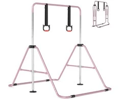 Promotions Gimnastikos skersinis, 111,5x144,5x132 cm, rožinė, metalas