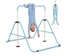 Promotions Gimnastikos skersinis, 149x104x130 cm, mėlynas, sulankstomas reguliuojamas metalinis