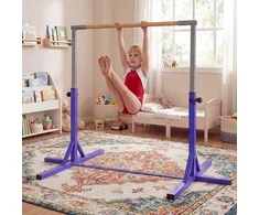 Promotions Gimnastikos skersinis, 195x121x85-145 cm, violetinė, reguliuojamas metalinis rėmas