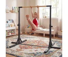 Promotions Gimnastikos skersinis, 195x121x85-145 cm, juodas, metalinis rėmas