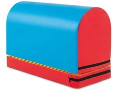 Promotions Gimnastikos šuolių dėžė, 90x40x60 cm, mėlyna, PU oda