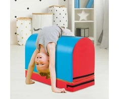 Promotions Gimnastikos šuolių dėžė, 90x40x60 cm, mėlyna, PU oda