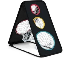Promotions Golfo smūgiavimo tinklas, dvikryptis trigubas taikinys, 61x30.5x52 cm, juodas, treniruotėms