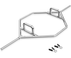 Promotions Hex štangos trap baras, 142x62x13 cm, sidabrinė, plienas